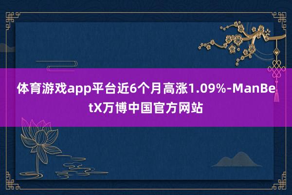 体育游戏app平台近6个月高涨1.09%-ManBetX万博中国官方网站